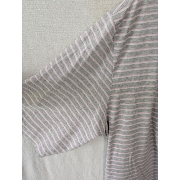 Y2K Ralph Lauren Polo Golf Polo Shirt Gray and Pink Striped Size XL - Picture 5 of 7